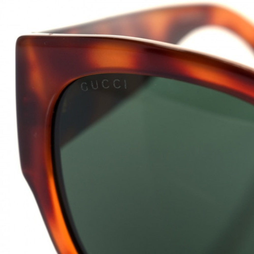 GUCCI
Acetate Square Frame GG0142SA Sunglasses Tortoise - Picture 10 of 11
